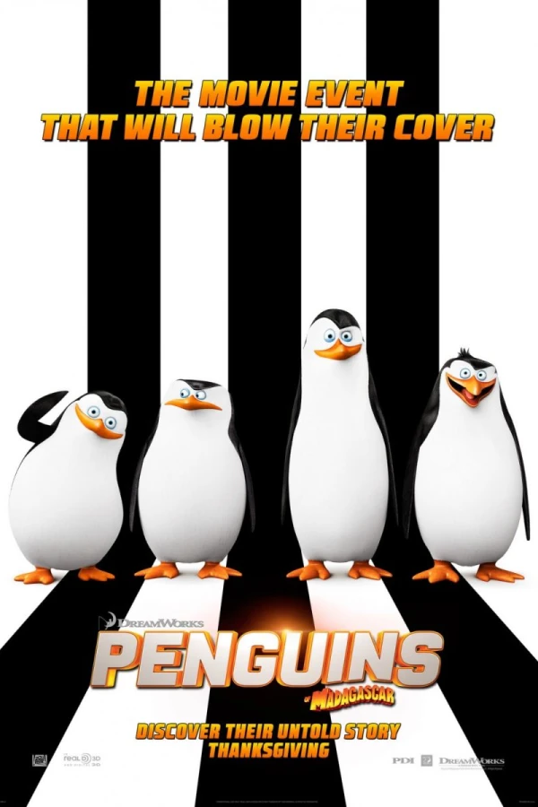 Los pingüinos de Madagascar: La película Poster